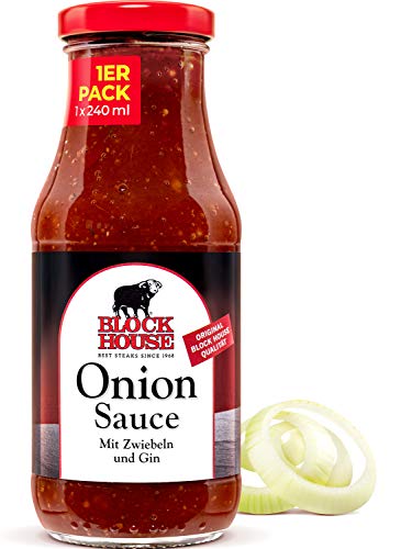 Block House Special Onion Sauce 240ml - in Restaurantqualität von Block House