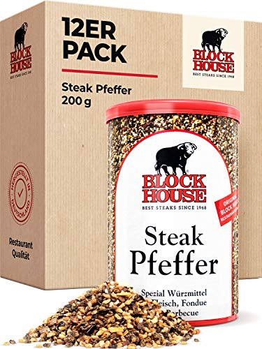 Block House Steak Pfeffer, Dose 12 x 200 g Gastropack von Block House