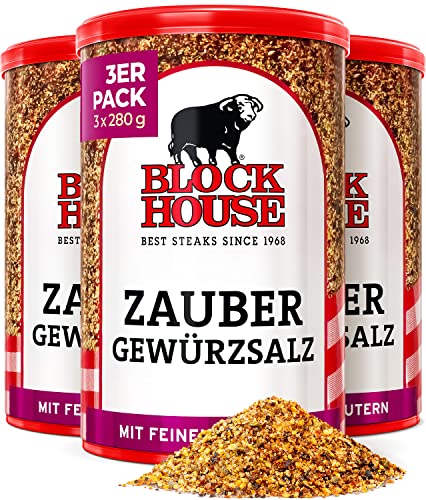 Block House Zaubergewürz 3x 280g Gewürzmischung – in Restaurantqualität von Block House