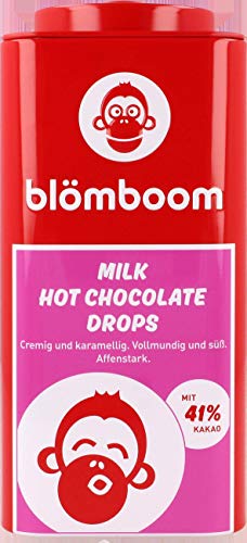 Blömboom - Milk Hot Chocolate Drops Bio (200 g), Vollmilch Trinkschokolade, heiße Schokolade von Blömboom