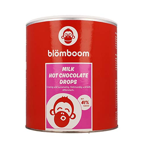 Blömboom - Milk Hot Chocolate Drops Bio (2000 g), Vollmilch Trinkschokolade, heiße Schokolade von Blömboom