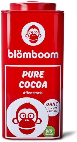 Blömboom - Pure Cocoa Bio (200 g), Kakaopulver für hochwertige Trinkschokolade, ohne Zuckerzusatz von Blömboom