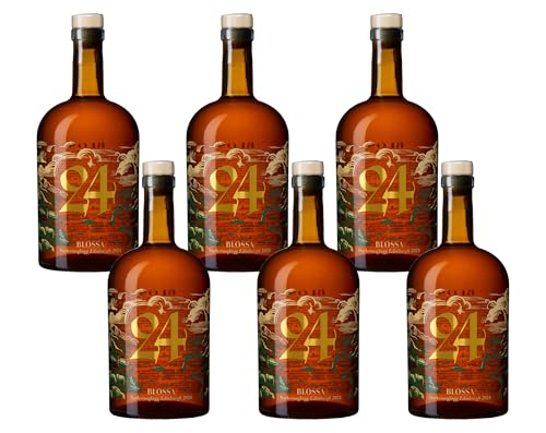 Blossa 2024 Edinburgh Glögg 0,75L x 6 (15% Vol.) | Limitierte Edition Weißer Starkvinsglögg | Glühwein mit Rauchigem Whisky & Algennoten | 6-Pack von Blossa