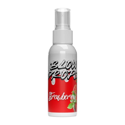 Blowdrops | Strawberry | Geschmacksspray für den Körper | Geschmack beim Liebesspiel | 100% vegan | natürlicher Geschmack (30ml) von Blowdrops