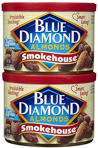 Blue Diamond Smokehouse Mandeln in Dosen, 170 ml, 2 Stück von Blue Diamond Almonds