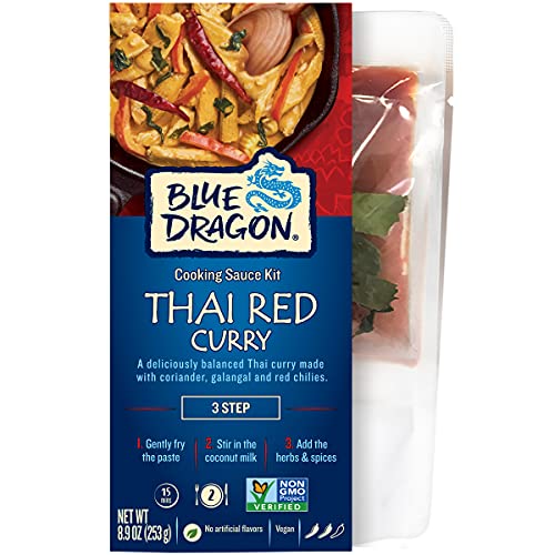 Blue Dragon Thai Curry Rot 3 Step Kit 253g (6er Pack) von Blue Dragon
