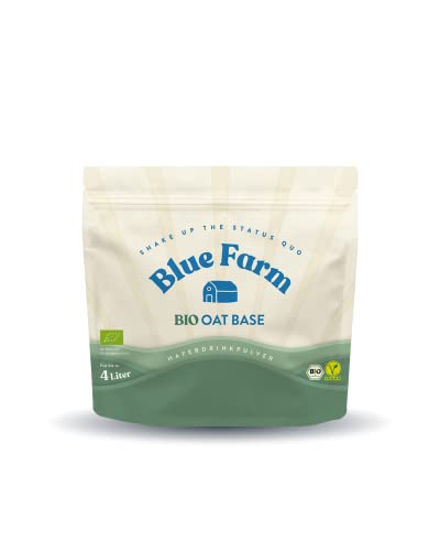 Blue Farm Oat Base Bio für bis zu 4L Haferdrink zum Selbstmischen | Die frische Milchalternative ohne Zusatzstoffe & Zuckerzusatz | 100% vegan & glutenfrei | 90% weniger Verpackungsmüll von Bluefarm