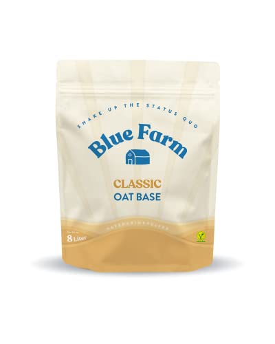 Blue Farm Oat Base Classic 8L Haferdrink zum Selbstmischen | Die frische Milchalternative ohne Zusatzstoffe & Zuckerzusatz | 100% vegan & glutenfrei | 90% weniger Verpackungsmüll von Bluefarm