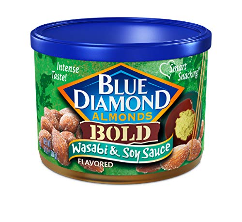 Blue Diamond Almonds, Bold Wasabi & Soy Sauce, 6 Ounce (Pack of 6) von Blue Diamond Almonds