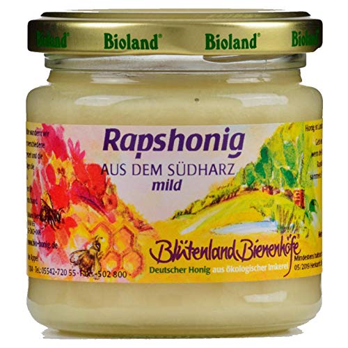 Blütenland Bienenhöfe Rapshonig 250 g, Bioland 250 g von Blütenland Bienenhöfe