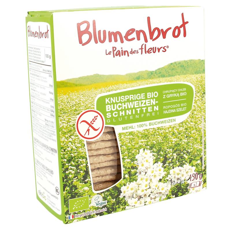 Bio Knusprige Buchweizen-Schnitten glutenfrei von Blumenbrot