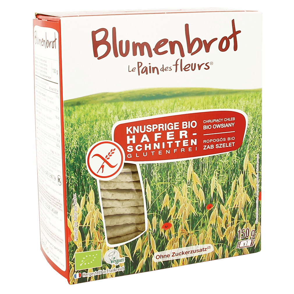 Bio Knusprige Hafer-Schnitten glutenfrei von Blumenbrot