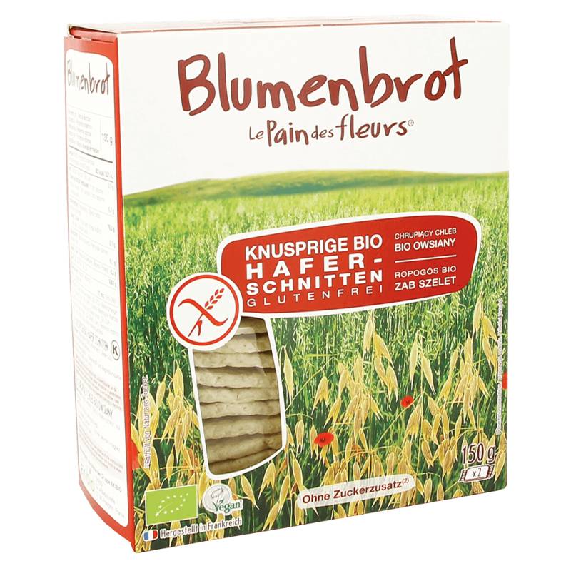 Bio Knusprige Hafer-Schnitten glutenfrei von Blumenbrot