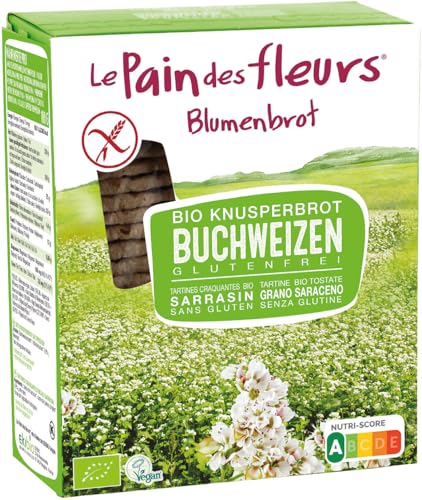 Blumenbrot Bio Knusperbrot Buchweizen (2 x 150 gr) von Kaxilu