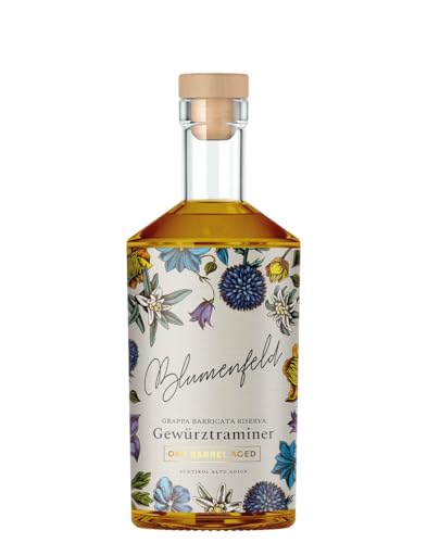 Grappa Riserva Gewürztraminer Oak Barrel Aged Blumenfeld 500 ㎖ von Blumenfeld