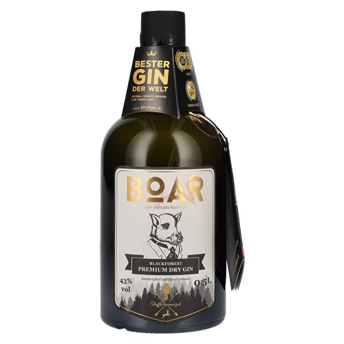 BOAR Blackforest Premium Dry Gin 43,00% 0,50 Liter von Geakv