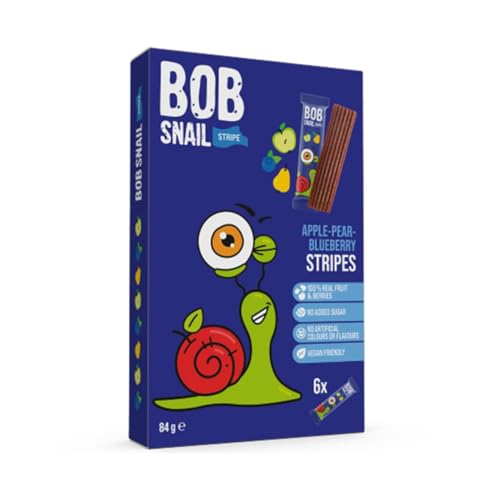 Bob Snail Natural Apple-Pear-Blueberry Fruit Stripe 84g von Bob Snail