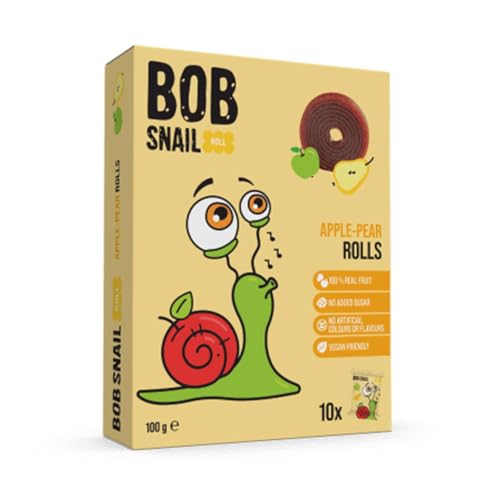 Bob Snail Natural Apple-Pear Fruit Rolls 100g von Bob Snail