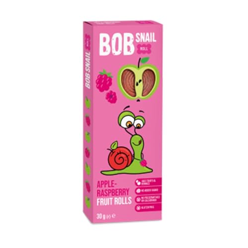 Bob Snail Natural Apple-Raspberry Fruit Rolls 30g von Bob Snail