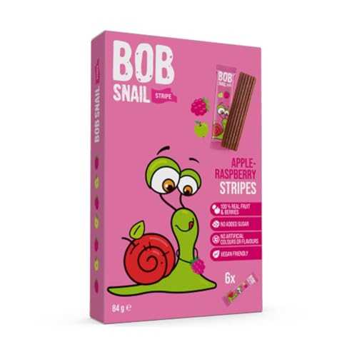 Bob Snail Natural Apple-Raspberry Fruit Stripe 84g von Bob Snail