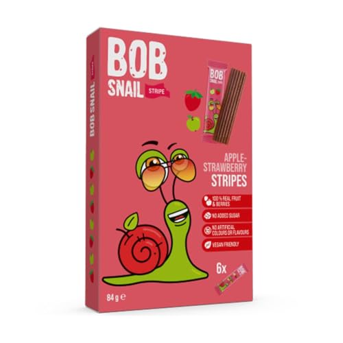 Bob Snail Natural Apple-Strawberry Fruit Stripe 84g von Bob Snail