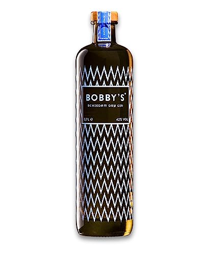 Bobby's Schiedam Dry Gin 70cl | Außergewöhnliche Mischung aus Indonesischen Botanicals und Traditionellen Gin-Zutaten | 42 % ABV | Premiumflasche als Tolles Gin-Geschenk von Bobby's