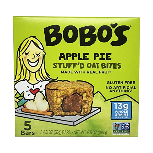 Bobo's Oat Bites, Apfelkuchen, gefüllt, 37 ml, 5 Stück von Bobo's