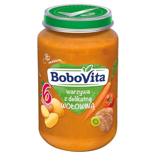 BoboVita Gemüse mit feinem Rind nach 6 Monaten 190 g von Bobovita