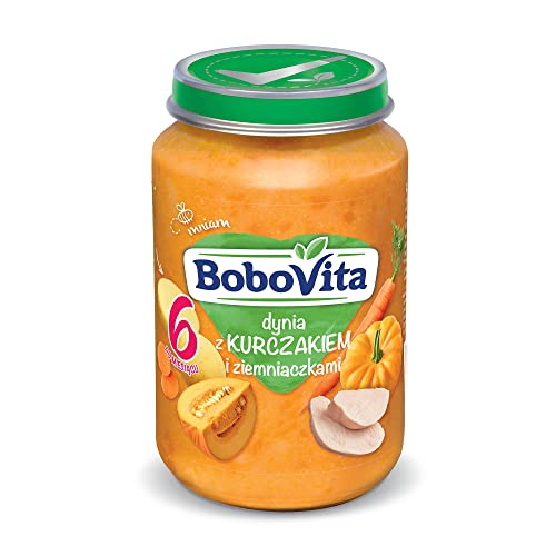 BoboVita Kürbis mit Hähnchen und Kartoffeln je 6 Monate 190g von Bobovita