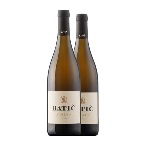 Batič Pinela Valle de Vipava Alterung 75 cl Weißwein (Karton mit 2 Flaschen von 75 cl) von Bodega Batič