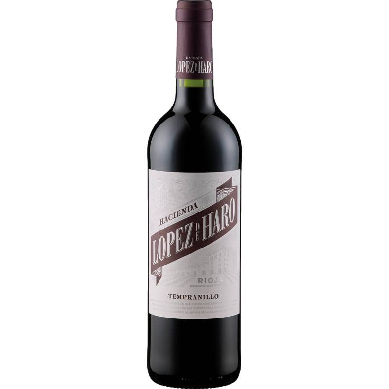 Hacienda López de Haro Tempranillo, Rioja DOCa, Rioja, 2022, Rotwein von Bodega Classica ,   ES 26338 San Vicente de la Sonsierra - La Rioja