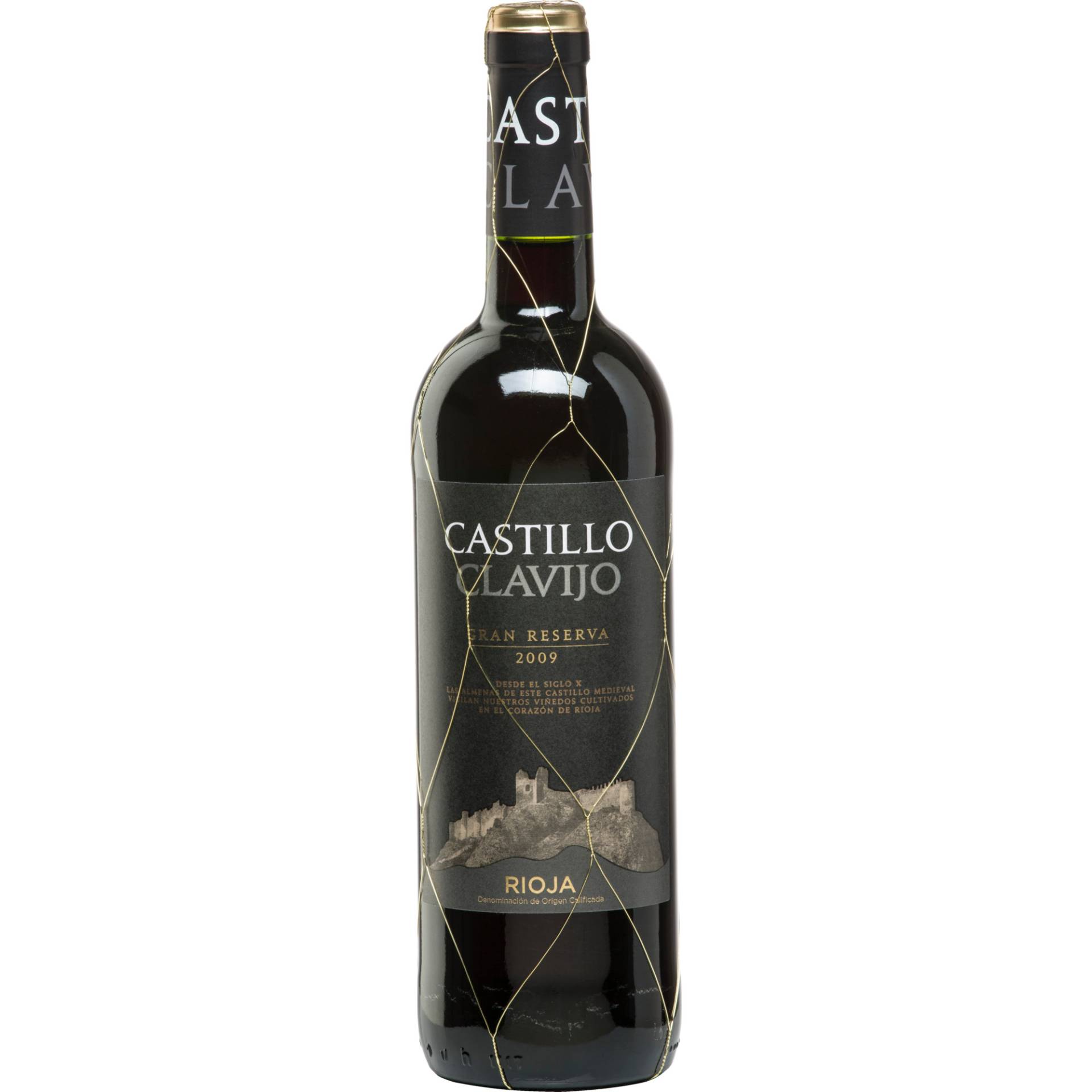 Castillo Clavijo Gran Reserva, Rioja DOCa, Rioja, 2012, Rotwein von Bodega Criadores de Rioja -  C. los Tinos, 52, 72, 26141 Alberite, La Rioja, Spanien