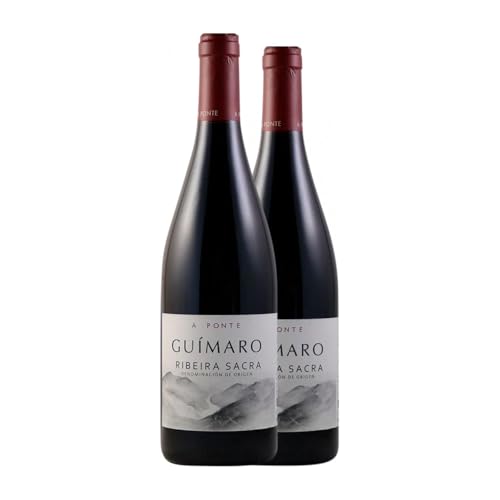 Guímaro A Ponte Ribeira Sacra 75 cl Rotwein (Karton mit 2 Flaschen von 75 cl) von Bodega Guímaro