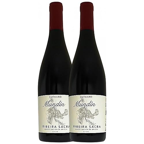 Guímaro Mundín Mencía Ribeira Sacra 75 cl (Schachtel mit 2 Flaschen von 75 cl) von Bodega Guímaro