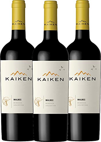 Kaiken Malbec Bodega Kaiken Rotwein 3 x 0,75l VINELLO - 3 x Weinpaket inkl. kostenlosem VINELLO.weinausgießer von Bodega Kaiken