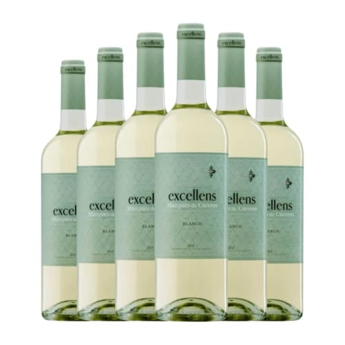 Marqués de Cáceres Excellens Blanco Viura Rioja 75 cl Weißwein (Karton mit 6 Flaschen von 75 cl) von Bodega Marqués de Cáceres