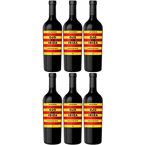 Ojo de Ibiza Rotwein Cuvèe Wein trocken Spanien I Visando Paket (6 Flaschen) von Bodega Ojo de Ibiza