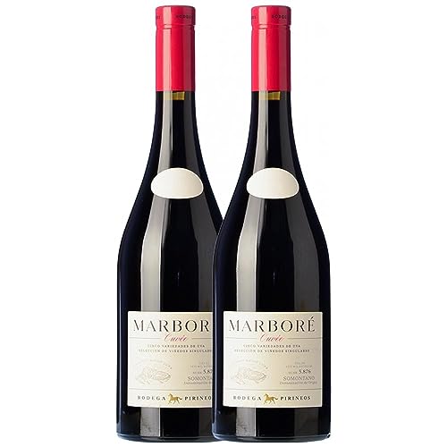 Pirineos Marboré Somontano 75 cl (Schachtel mit 2 Flaschen von 75 cl) von Bodega Pirineos