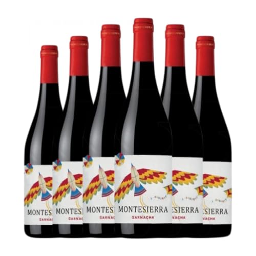 Pirineos Montesierra Grenache Jung 75 cl Rotwein (Karton mit 6 Flaschen von 75 cl) von Bodega Pirineos