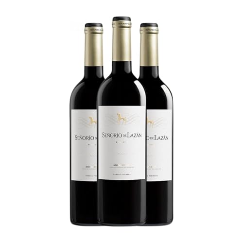 Pirineos Señorío de Lazán Somontano Reserve 75 cl Rotwein (Karton mit 3 Flaschen von 75 cl) von Bodega Pirineos