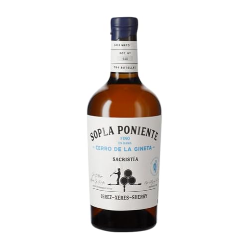 Rodríguez de Vera Sopla Poniente Fino en Rama Cerro de la Gineta Palomino Fino Jerez-Xérès-Sherry Medium Flasche 50 cl Verstärkter Wein von Bodega Rodríguez de Vera