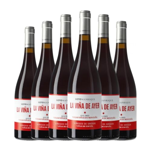 Soto y Manrique La Viña de Ayer Grenache Cebreros 75 cl Rotwein (Karton mit 6 Flaschen von 75 cl) von Bodega Soto y Manrique