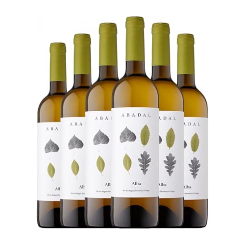 Abadal Alba Pla de Bages 75 cl Weißwein (Karton mit 6 Flaschen von 75 cl) von Bodegas Abadal