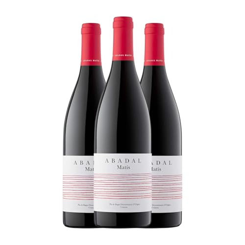 Abadal Matís Pla de Bages Alterung 75 cl Rotwein (Karton mit 3 Flaschen von 75 cl) von Bodegas Abadal