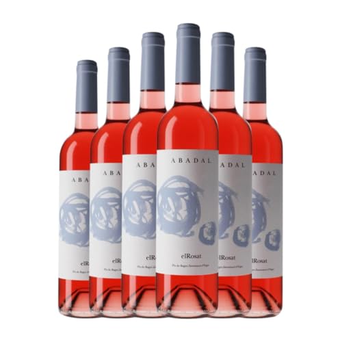 Abadal elRosat Pla de Bages 75 cl Rosé-Wein (Karton mit 6 Flaschen von 75 cl) von Bodegas Abadal