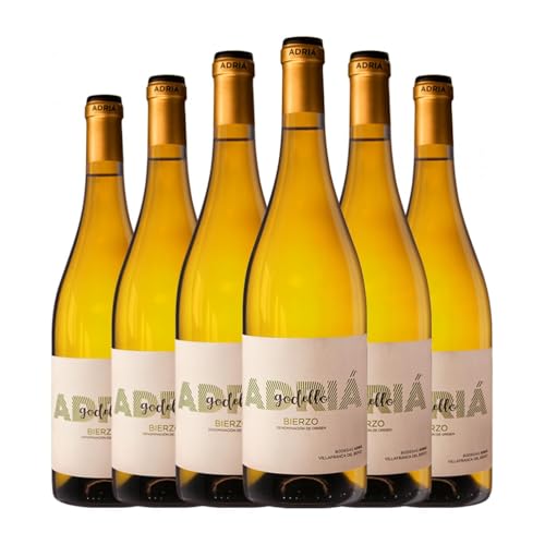 Adriá Godello Bierzo 75 cl Weißwein (Karton mit 6 Flaschen von 75 cl) von Bodegas Adriá