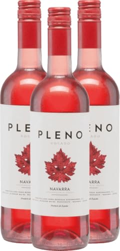 Pleno Rosado Navarra DO Bodegas Agronavarra Roséwein 3 x 0,75l VINELLO - 3 x Weinpaket inkl. kostenlosem VINELLO.weinausgießer von Bodegas Agronavarra