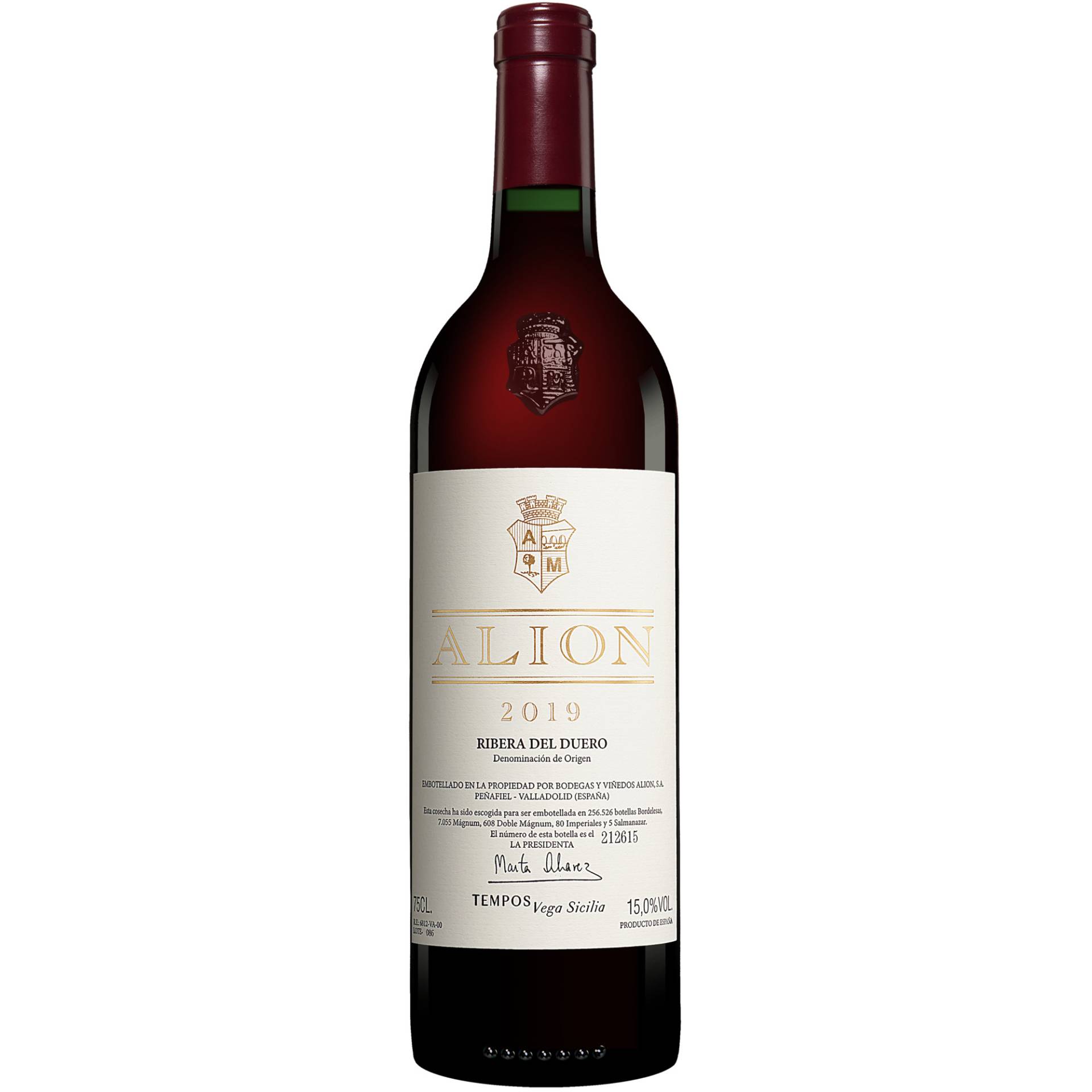 Alión 2019  0.75L 15% Vol. Rotwein Trocken aus Spanien von Bodegas Alión