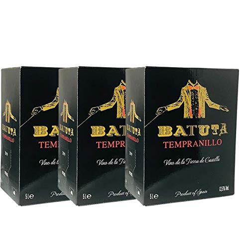 Rotwein Spanien Tempranillo Batuta Bag in Box trocken (3x5L) von Bodegas Artero | 45350 Noblejas, Toledo | Spanie