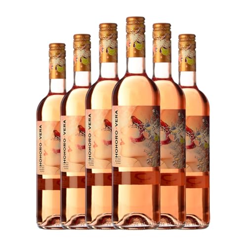 Ateca Honoro Vera Jumilla Jung 75 cl Rosé-Wein (Karton mit 6 Flaschen von 75 cl) von Bodegas Ateca